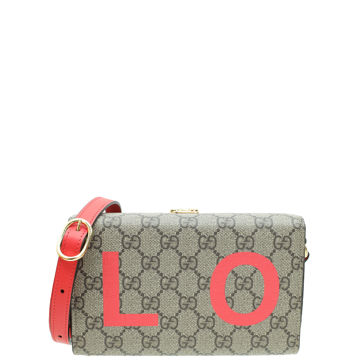 Gucci Bicolor GG Supreme Valentine's Day Mini Bag-Gucci-THE CLOSET