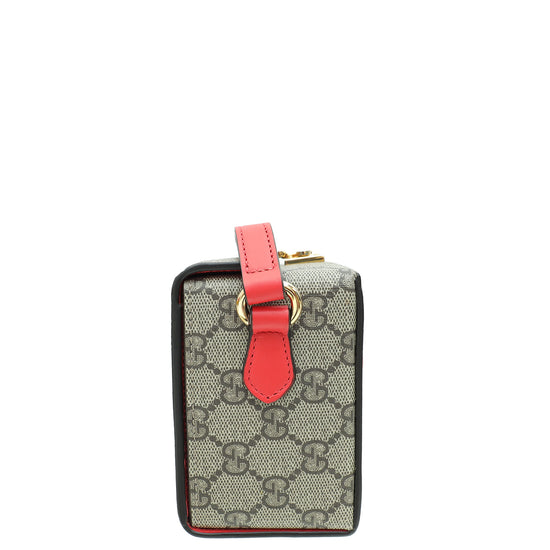 Gucci Bicolor GG Supreme Valentine's Day Mini Bag