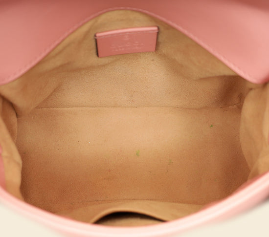 Gucci Pink GG Marmont Top Handle Small Bag-Gucci-THE CLOSET