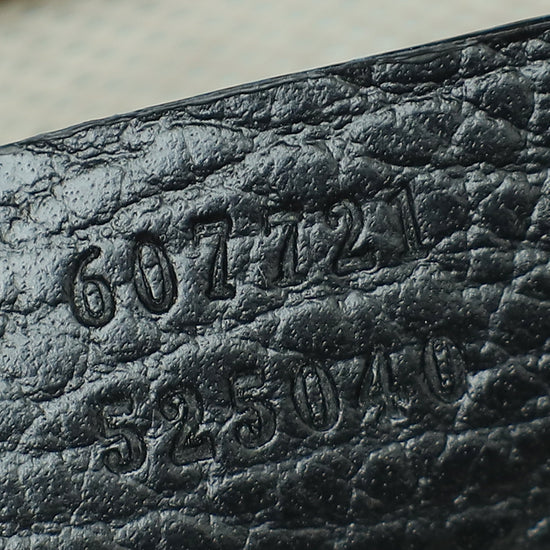 Gucci Black Soho Interlocking G Medium Tote Bag