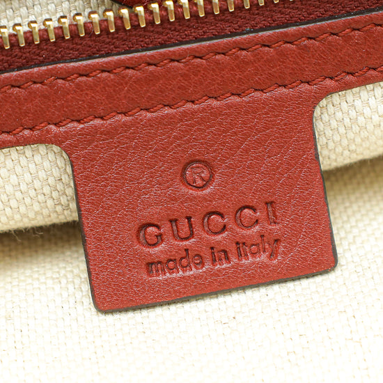 Gucci Bicolor GG Vintage Web Dressage Tote Bag