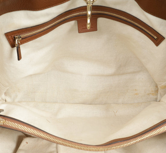 Gucci Brown Bella Tote Bag