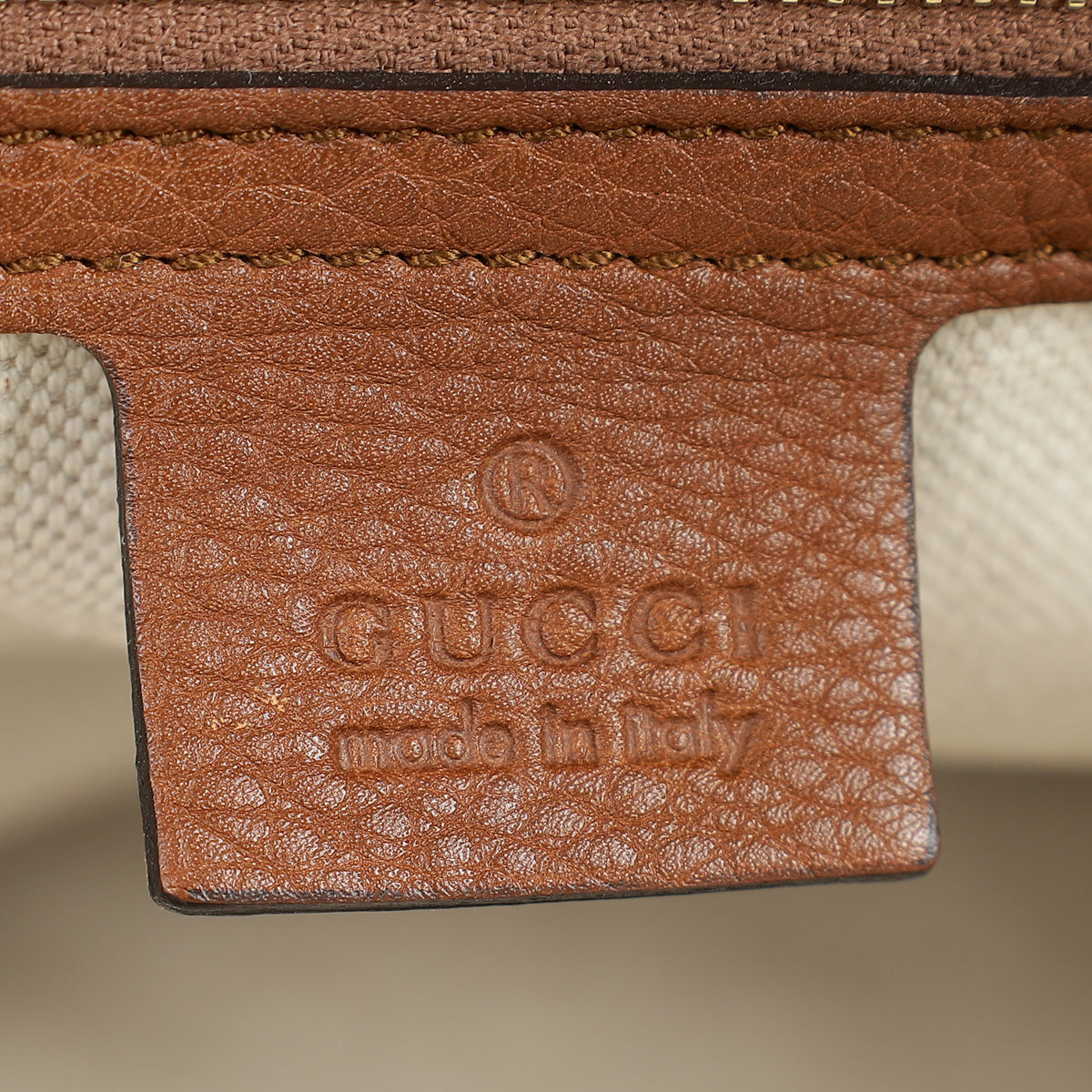 Gucci Brown Bella Tote Bag