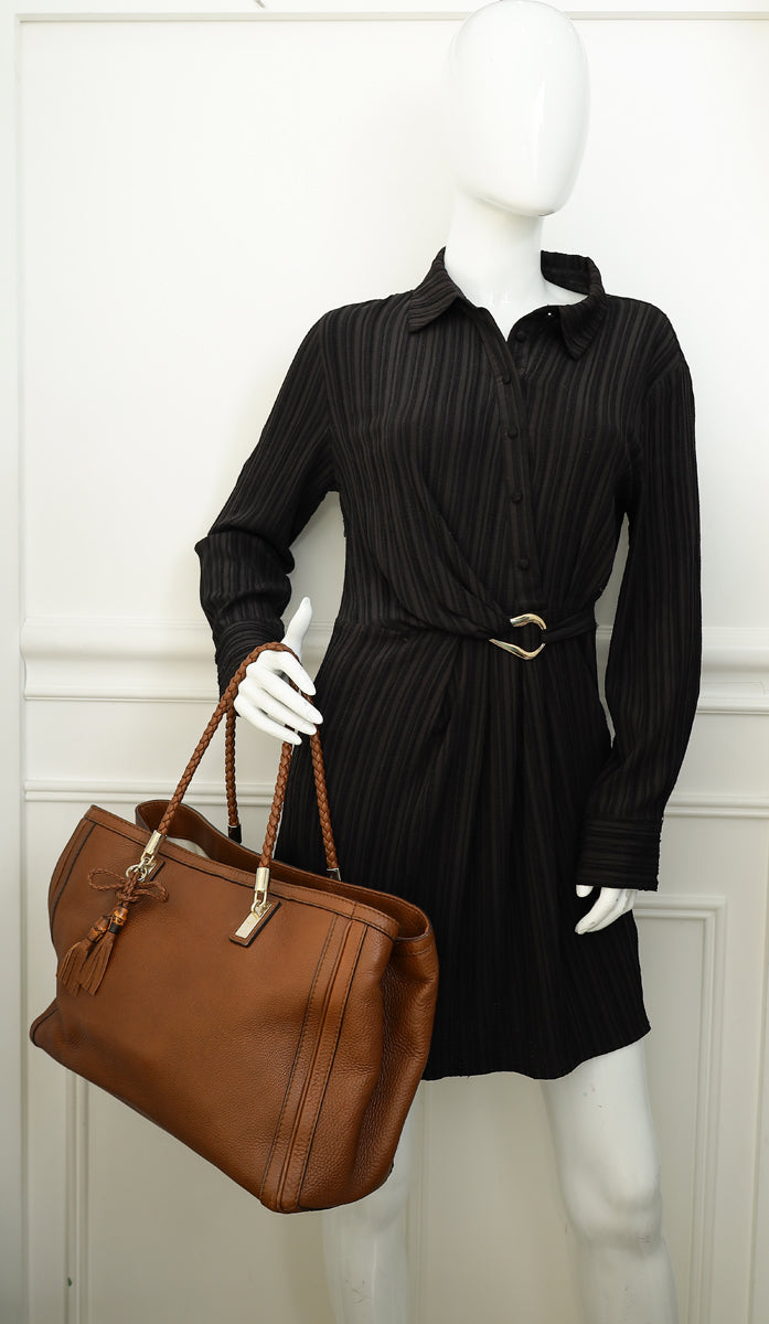 Gucci Brown Bella Tote Bag