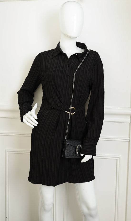 Gucci Black Crystal Dionysus Super Mini Bag