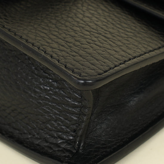 Gucci Black Crystal Dionysus Super Mini Bag