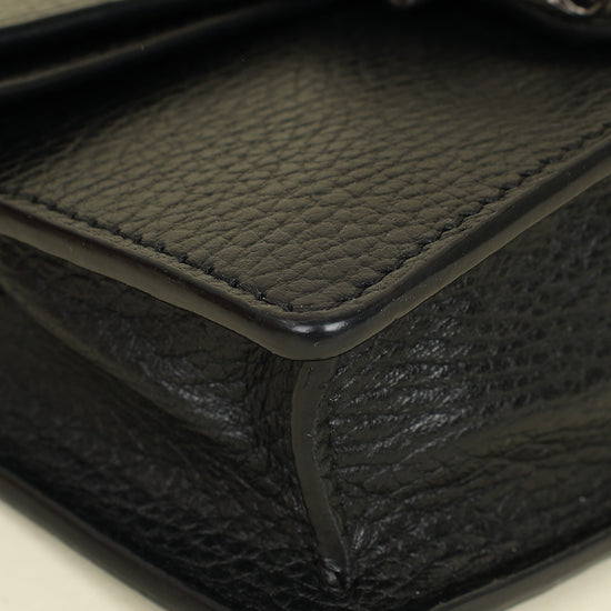 Gucci Black Crystal Dionysus Super Mini Bag