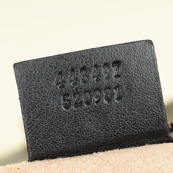 Gucci Black GG Marmont Medium Shoulder Bag