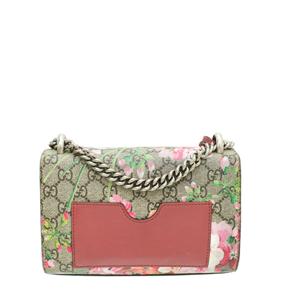 Gucci Multicolor GG Supreme Blooms Print Padlock Small Chain Bag