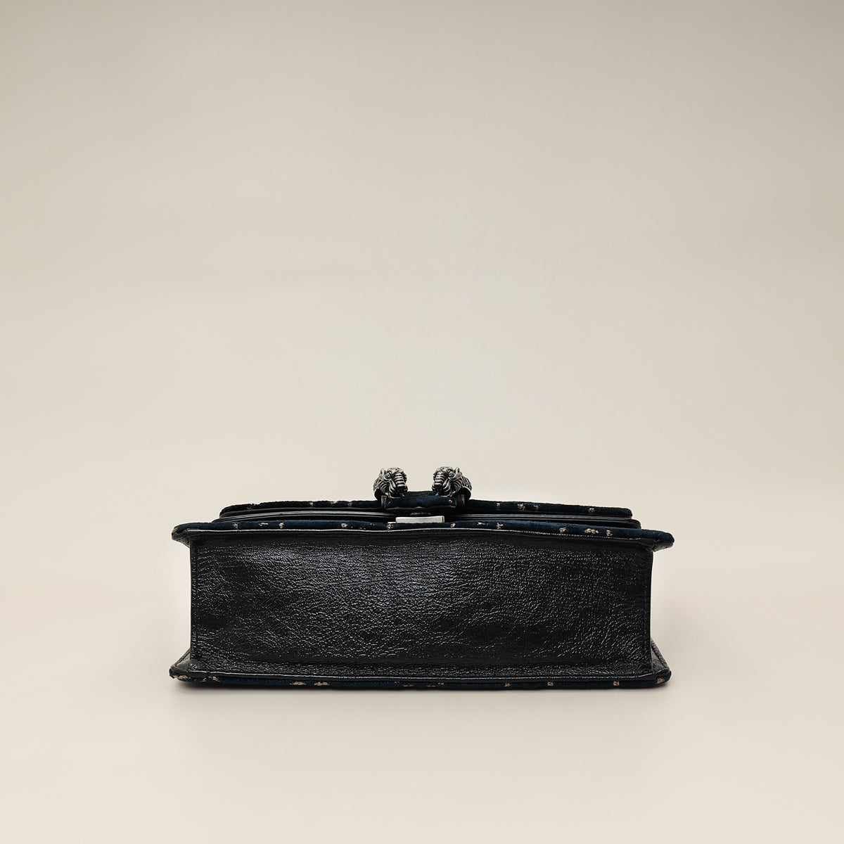 Gucci Navy Blue GG Velvet Dionysus Small Shoulder Bag-Gucci-THE CLOSET