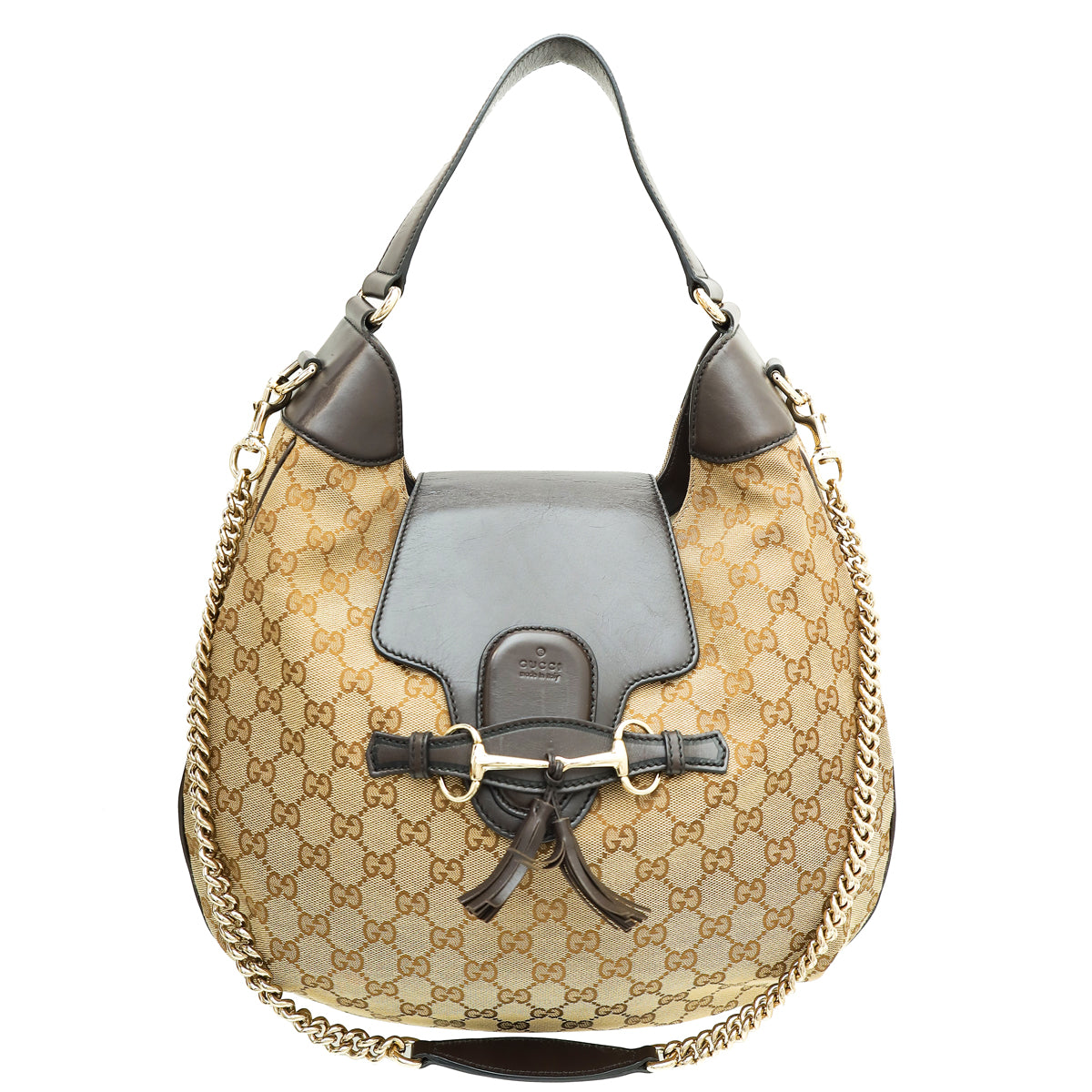 Gucci Bicolor GG Emily Hobo Bag-Gucci-THE CLOSET