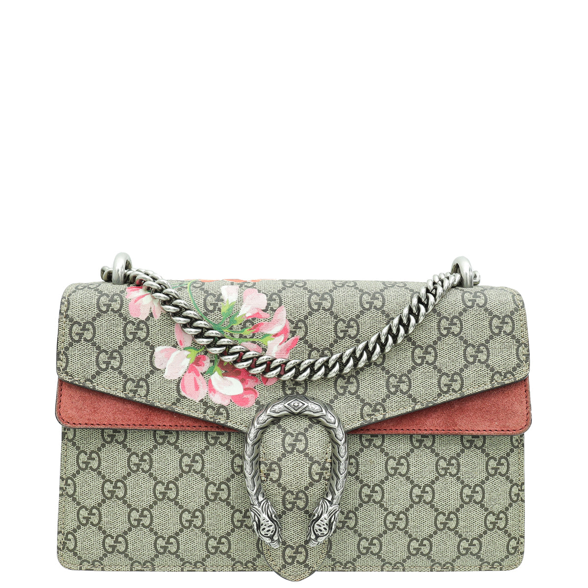 Gucci Multicolor GG Supreme Blooms Print Dionysus Small Bag-Gucci-THE CLOSET