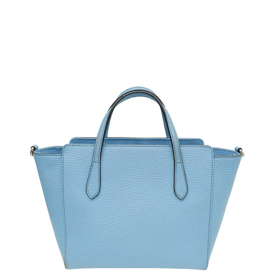 Gucci Sky Blue Swing Mini Tote Bag