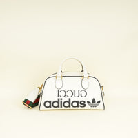 Gucci White Cream X Adidas Mini Duffle Bag