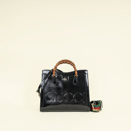 Gucci Black Diana Tote Medium Bag