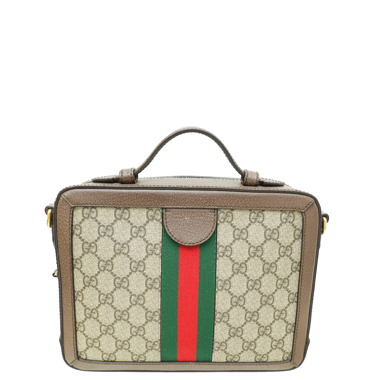 Gucci Bicolor GG Supreme Small Ophidia Top Handle Bag-Gucci-THE CLOSET
