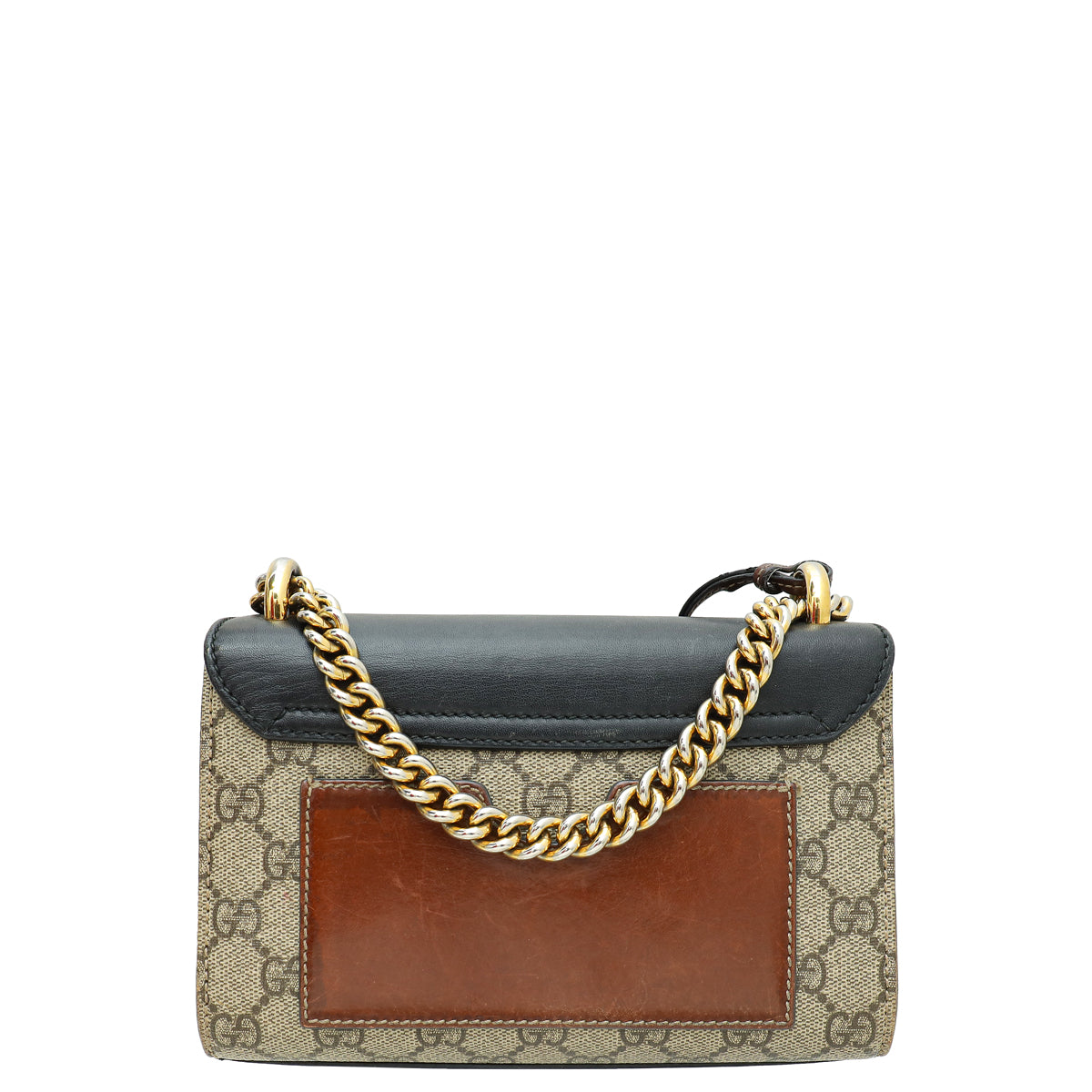 Gucci Tricolor GG Supreme Padlock Small Bag-Gucci-THE CLOSET