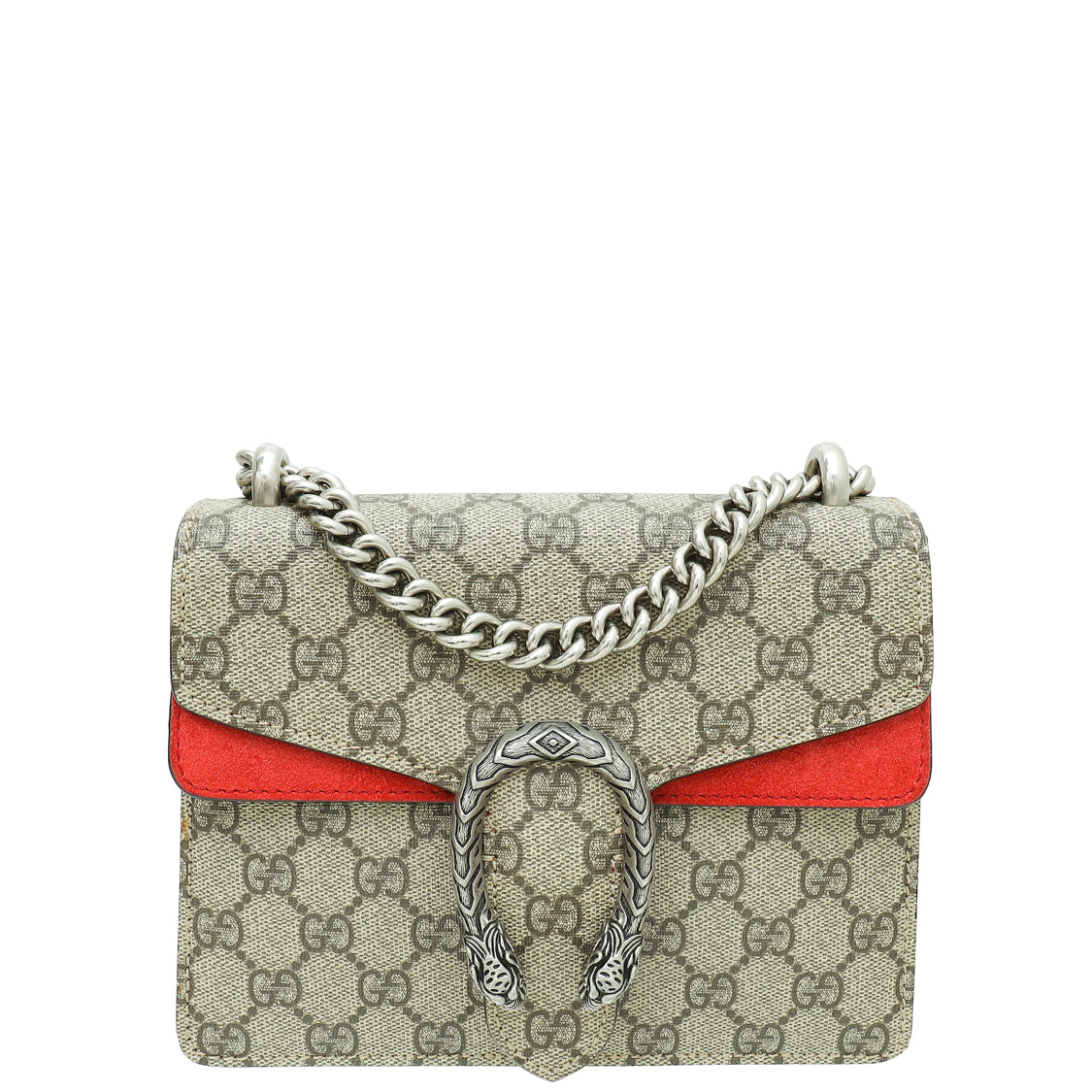 Gucci Bicolor GG Supreme Dionysus Mini Shoulder Bag