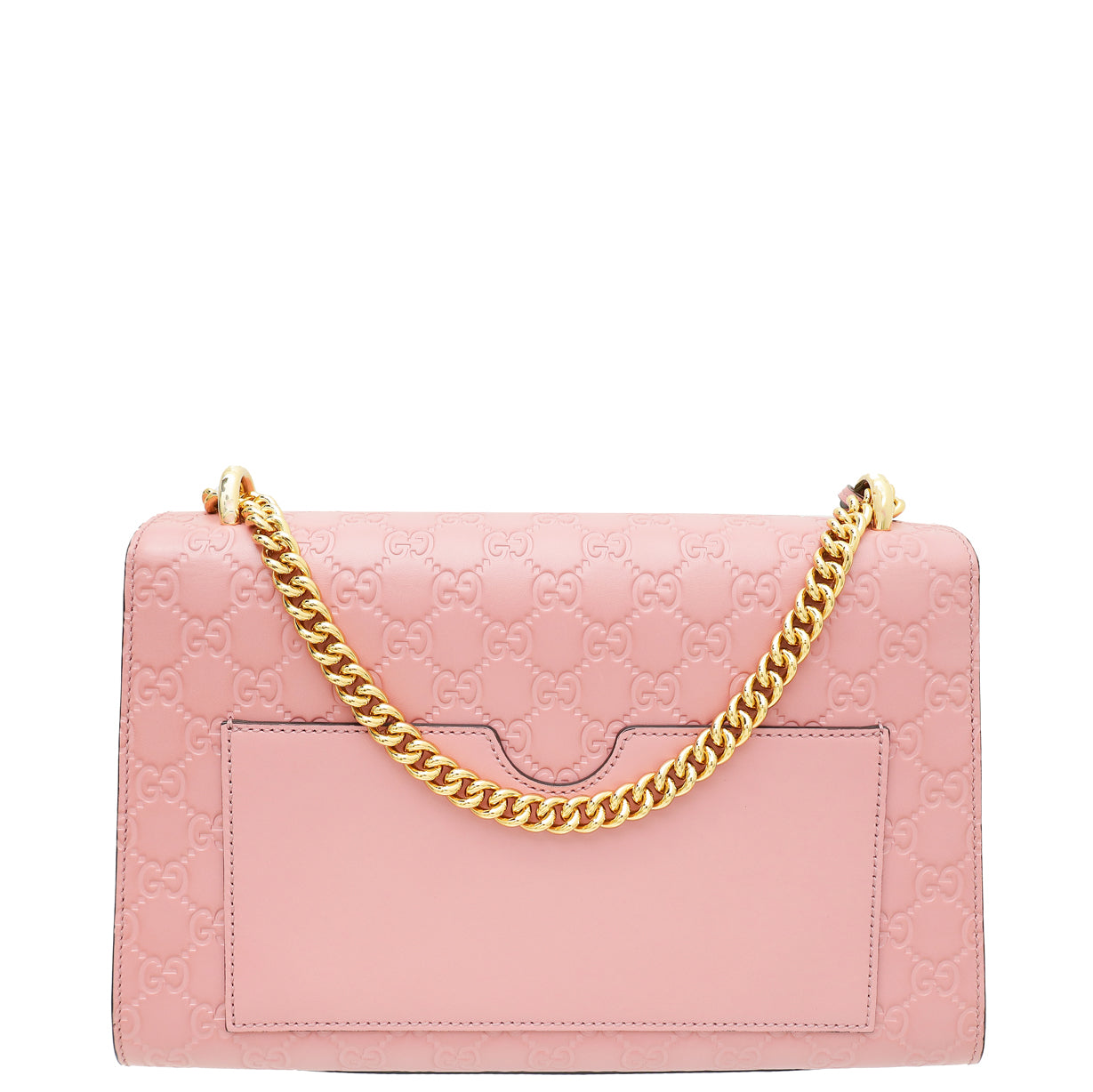 Gucci Pink Guccissima Padlock Medium Bag-Gucci-THE CLOSET
