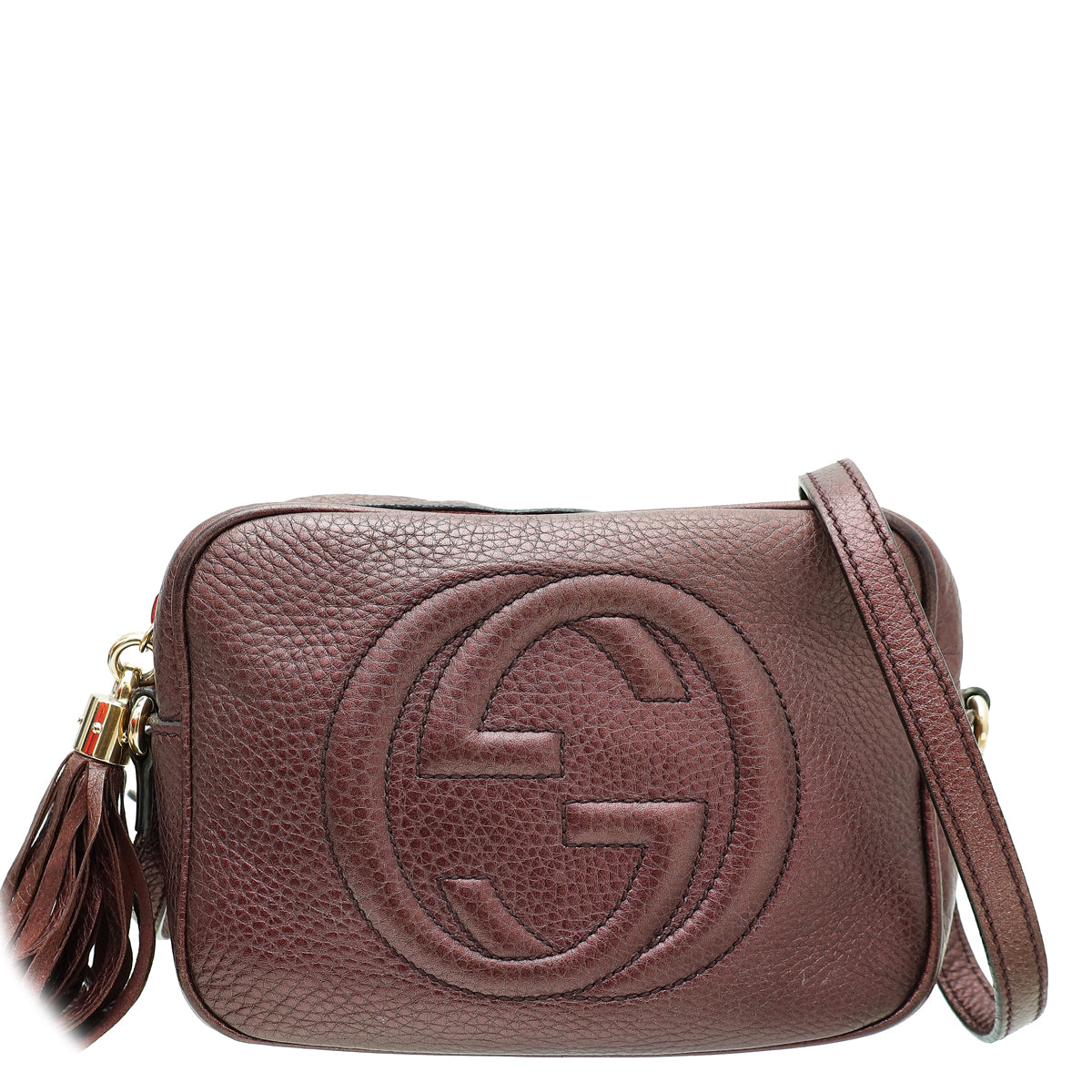 Gucci Mauve Soho Tassel Camera Bag