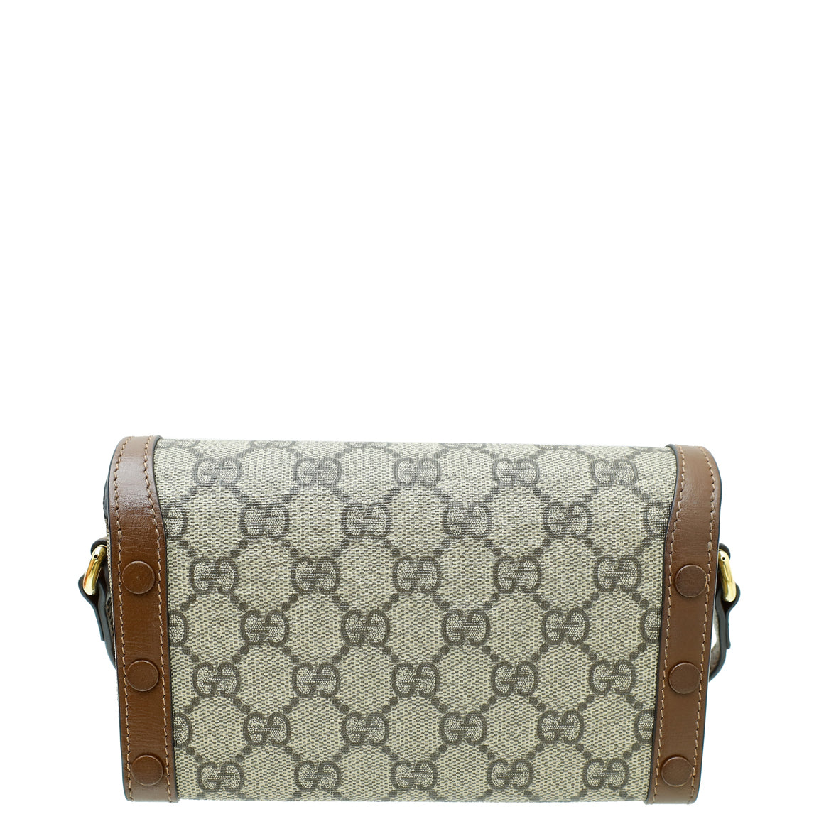 Gucci Bicolor GG Supreme Horsebit 1955 Mini Bag-Gucci-THE CLOSET