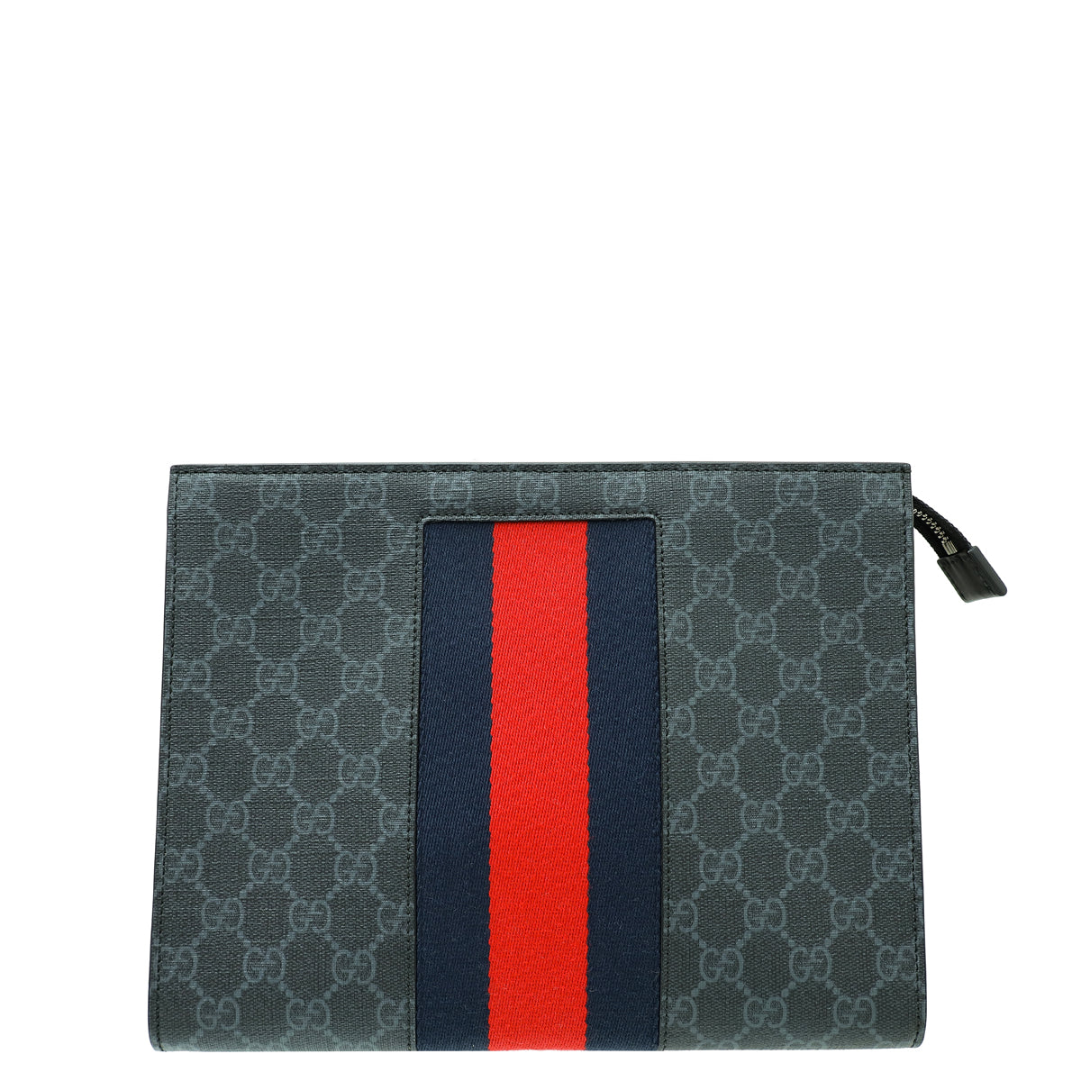 Gucci Bicolor GG Supreme Signature Web Pouch