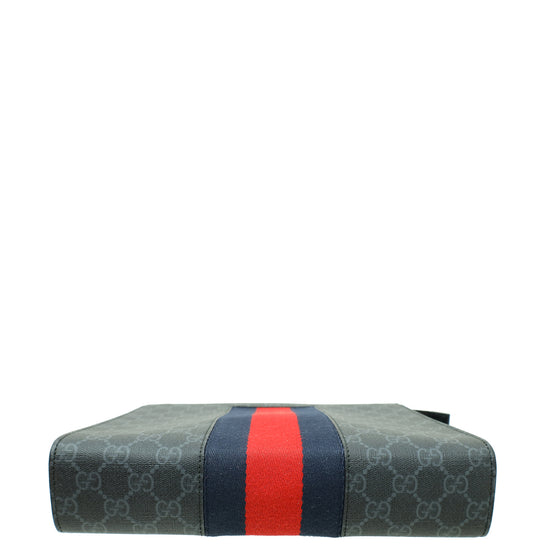 Gucci Bicolor GG Supreme Signature Web Pouch