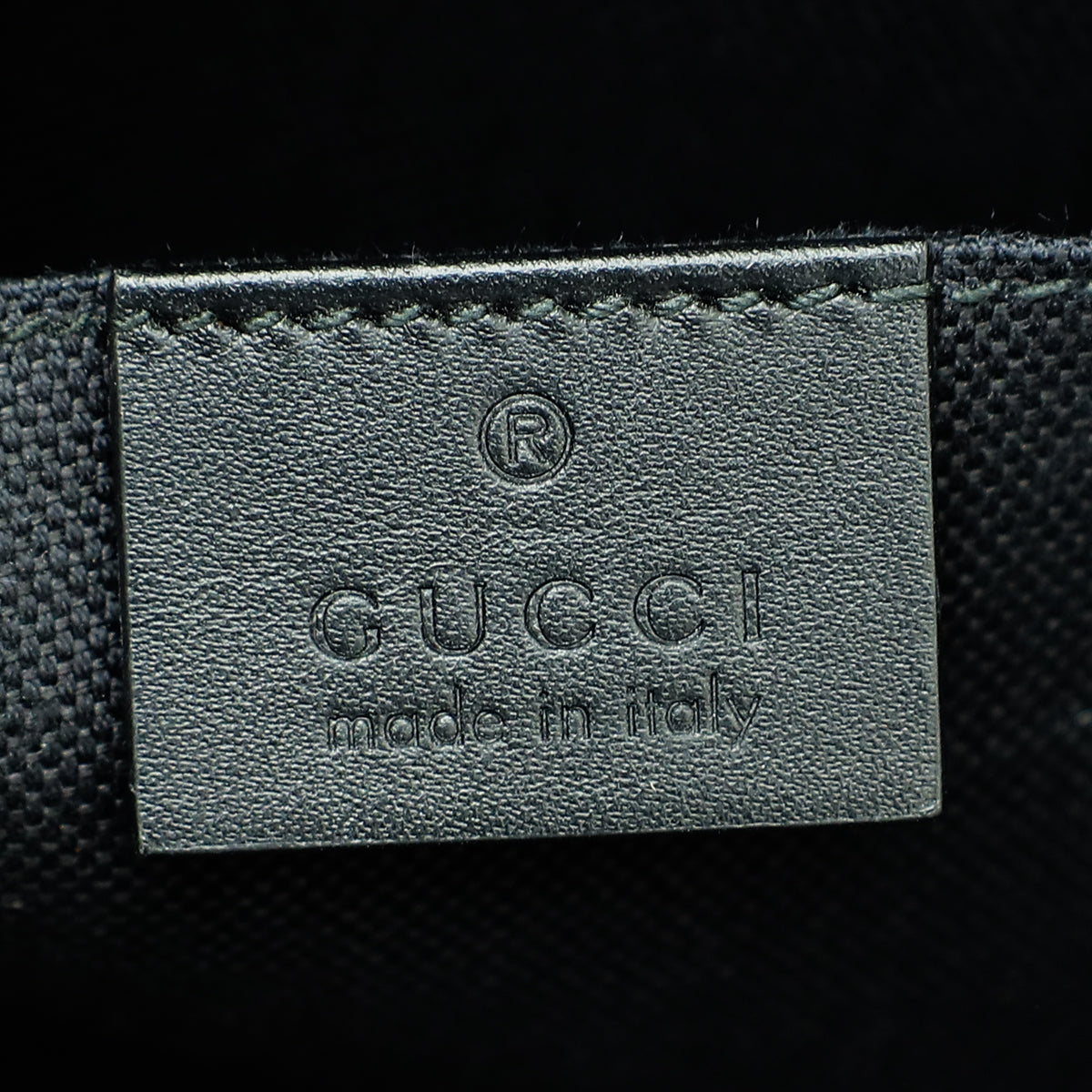 Gucci Bicolor GG Supreme Signature Web Pouch