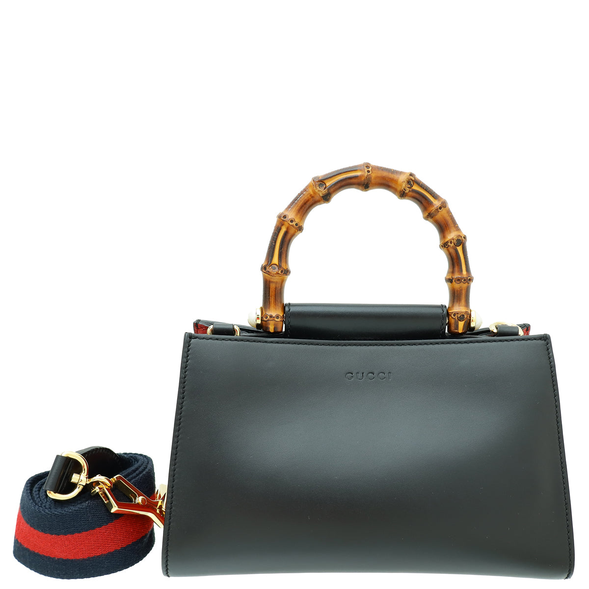 Gucci Bicolor Bamboo Nymphaea Mini Bag-Gucci-THE CLOSET