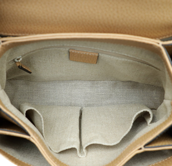 Gucci Beige Interlocking G Top Handle Bag