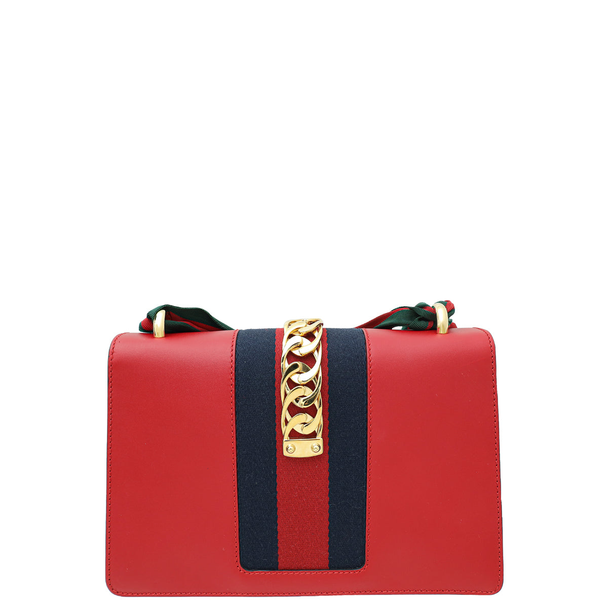 Gucci Red Sylvie Small Shoulder Bag-Gucci-THE CLOSET
