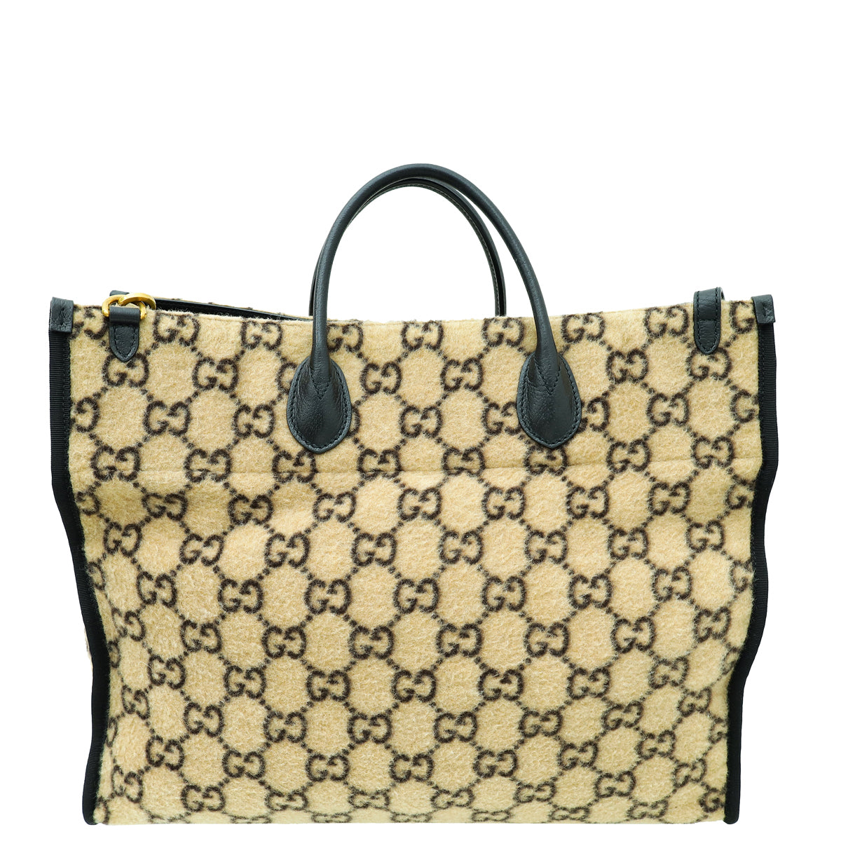 Gucci Bicolor GG Monogram Covered Wool Tote Bag-Gucci-THE CLOSET