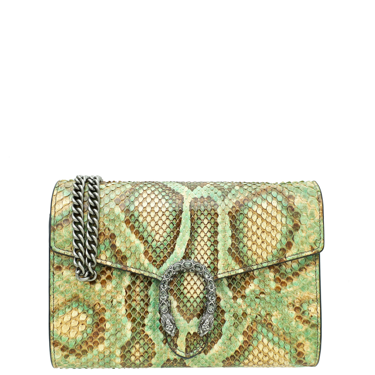 Gucci Bicolor Python Dionysus Mini Chain Bag-Gucci-THE CLOSET