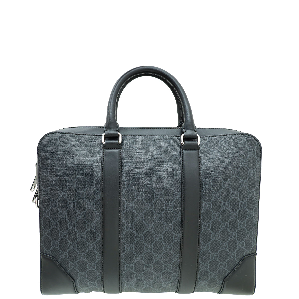 Gucci Bicolor GG Supreme Briefcase-Gucci-THE CLOSET
