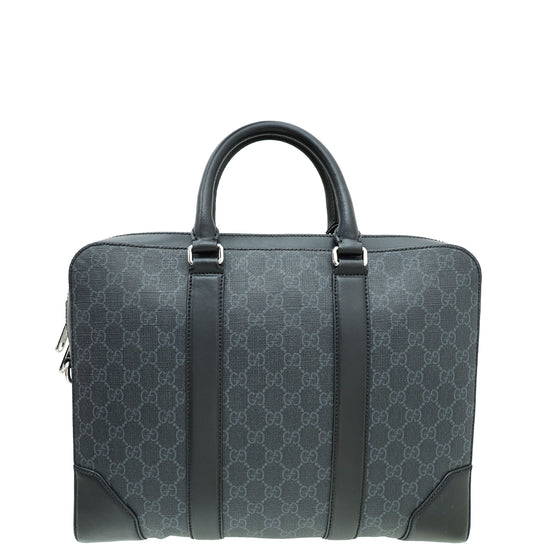 Gucci Bicolor GG Supreme Briefcase