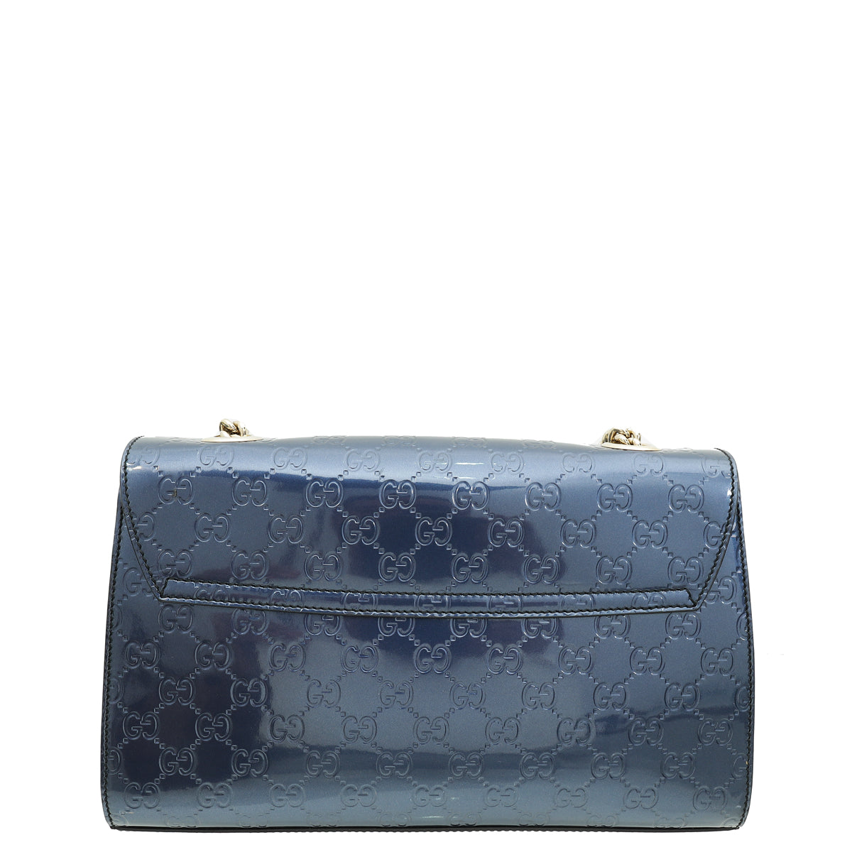 Gucci Blue Violet GG Shine Emily Medium Bag