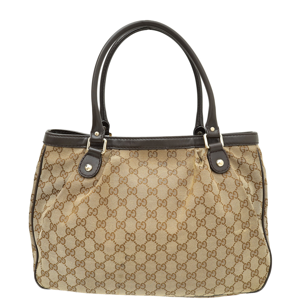 Gucci Bicolor GG Sukey Top Handle Bag