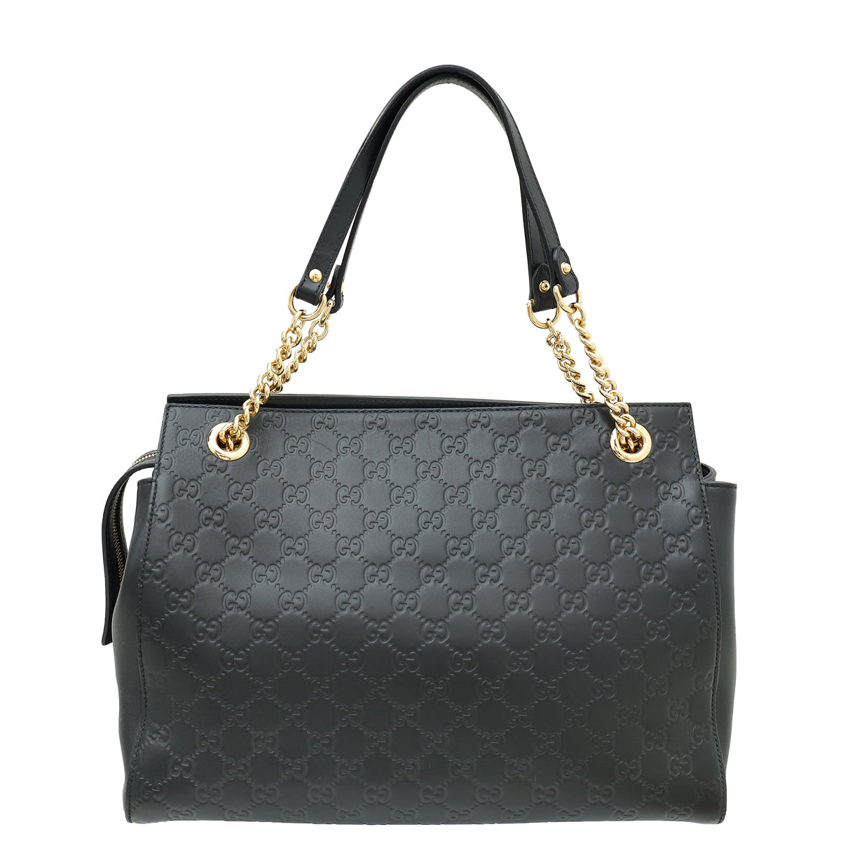 Gucci Black GG Guccissima Soft Tote Bag-Gucci-THE CLOSET