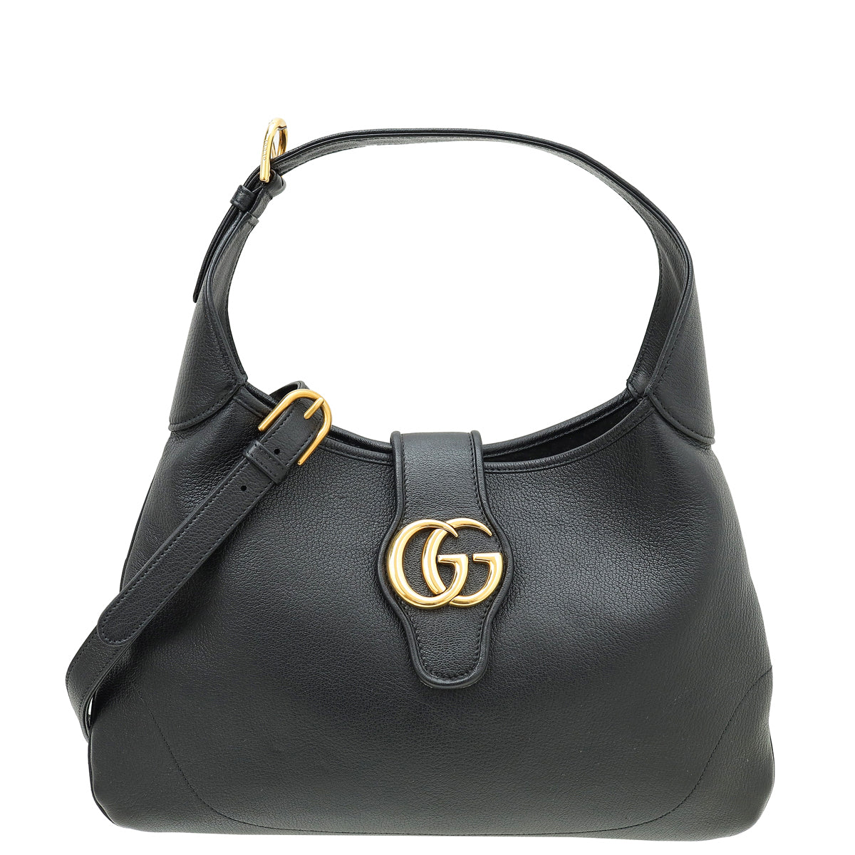 Gucci Black Aphrodite Medium Shoulder Bag-Gucci-THE CLOSET