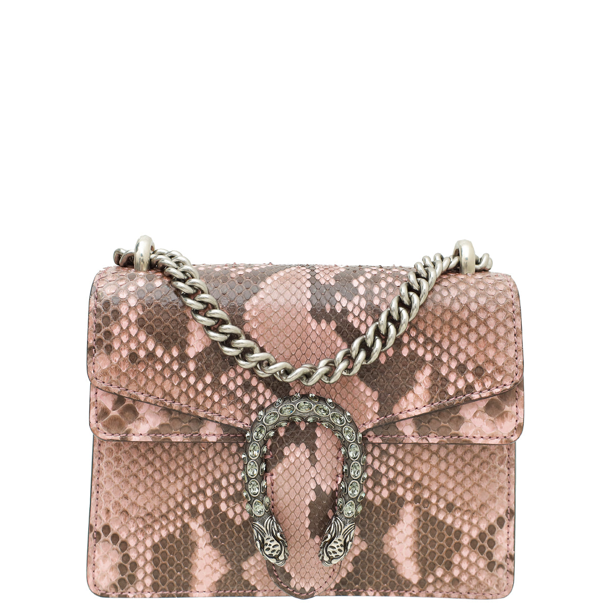 Gucci Bicolor Snakeskin Crystal Dionysus Mini Bag-Gucci-THE CLOSET