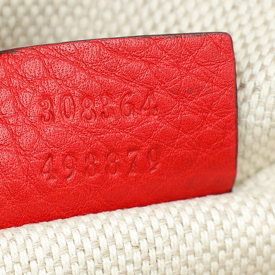 Gucci Red Disco Soho Crossbody Bag