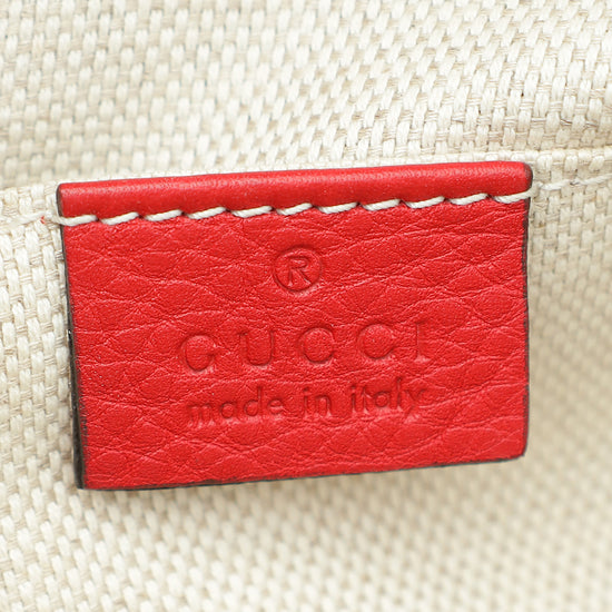 Gucci Red Disco Soho Crossbody Bag