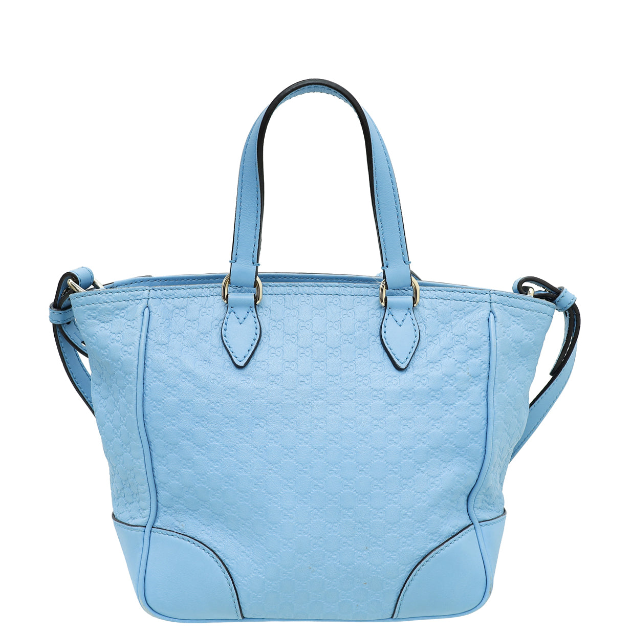 Gucci Sky Blue Microguccissima Bree Tote Bag