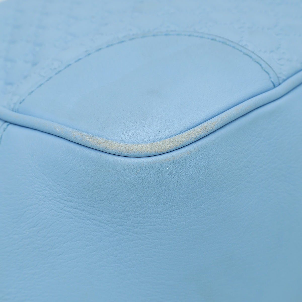 Gucci Sky Blue Microguccissima Bree Tote Bag