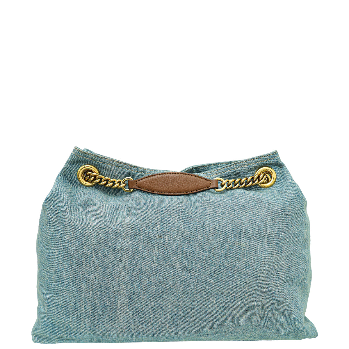 Gucci Blue Denim Soho Medium Shoulder Bag-Gucci-THE CLOSET