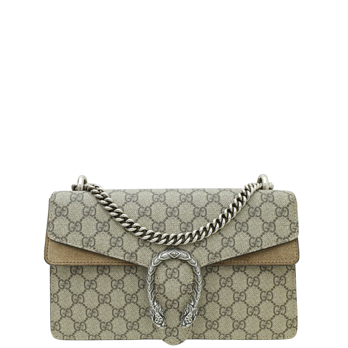Gucci Bicolor GG Supreme Dionysus Small Shoulder Bag-Gucci-THE CLOSET