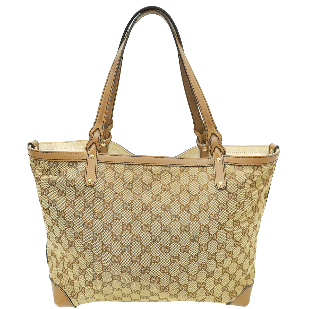 Gucci Bicolor GG Craft Original Tote Bag W/ Pouch