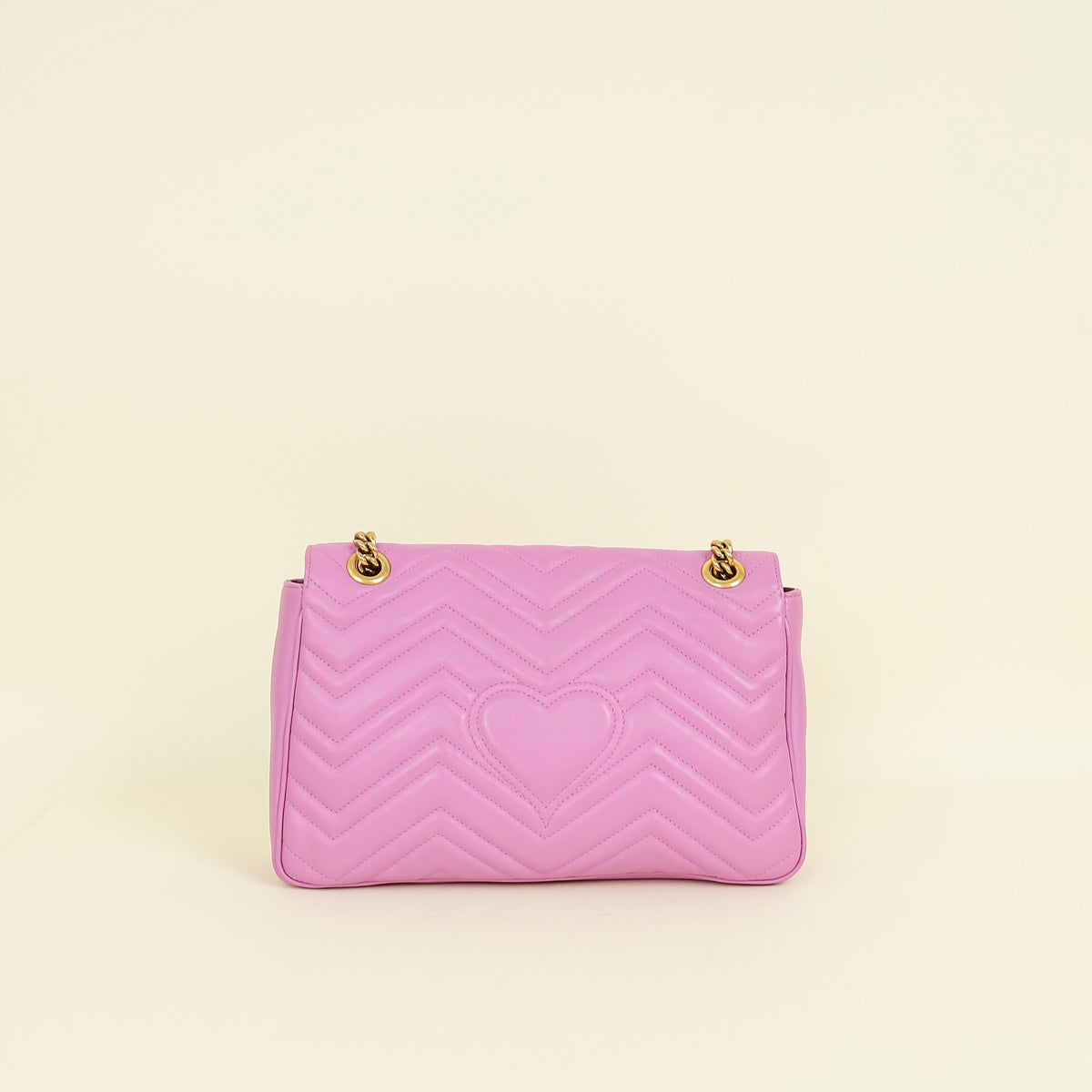 Gucci Purple GG Marmont Matelasse Large Shoulder Bag