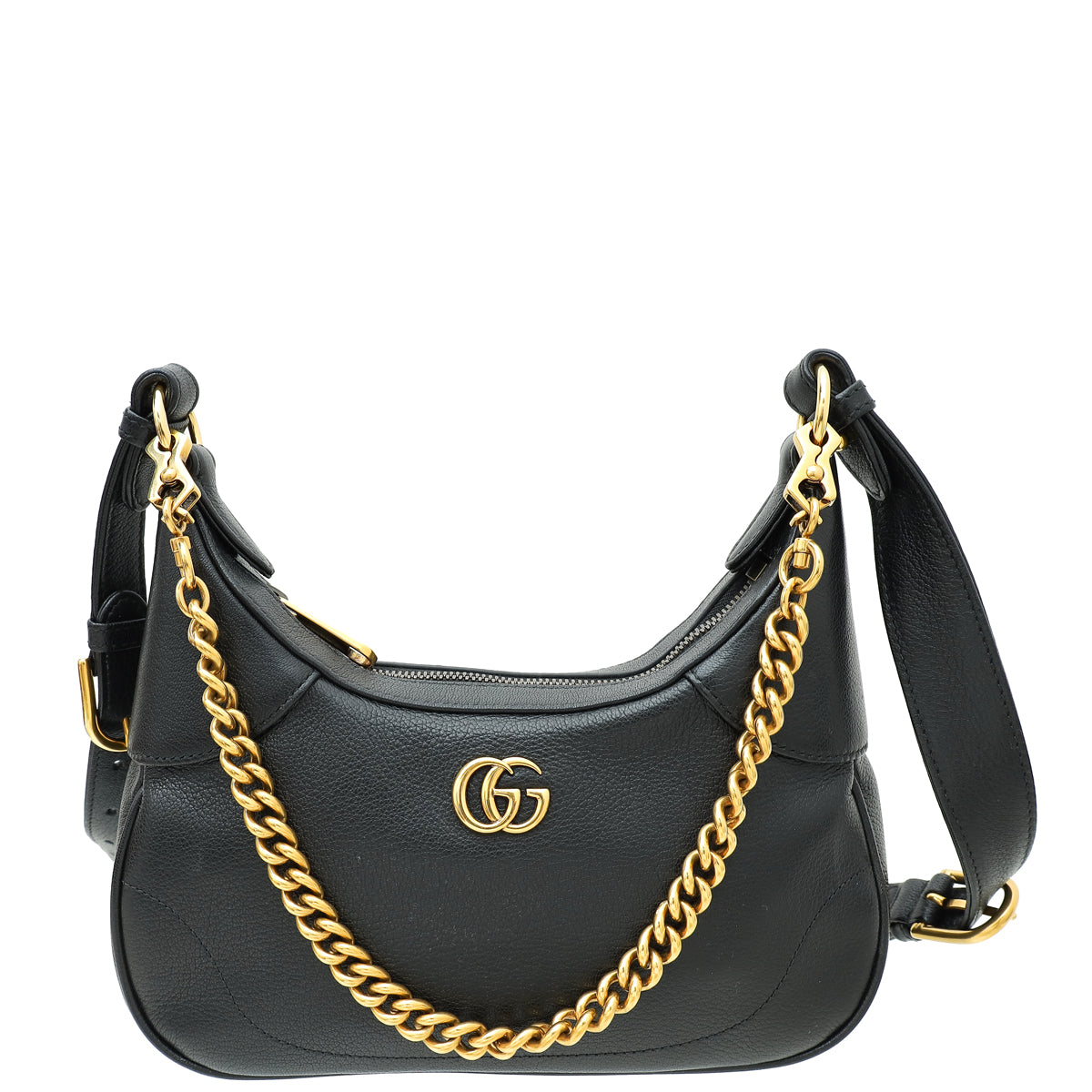 Gucci Black Aphrodite Small Shoulder Bag-Gucci-THE CLOSET