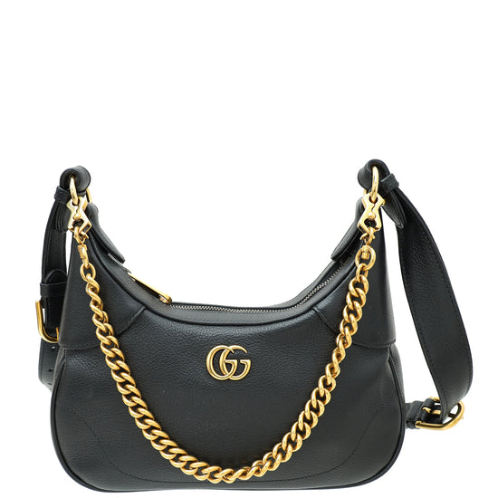 Gucci Black Aphrodite Small Shoulder Bag